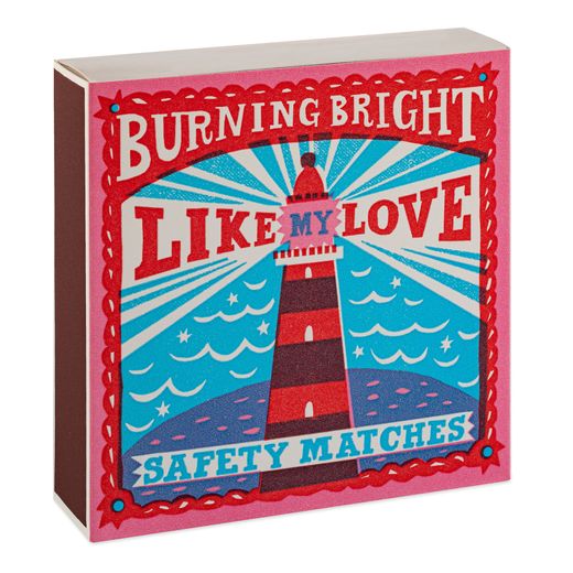 Cajas Cerillas Diseño Burning Bright by The Printed Peanut Archivist Ideal Regalo