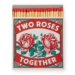 Cajas Cerillas Diseño Two Roses Matchbox Archivist Ideal Regalo