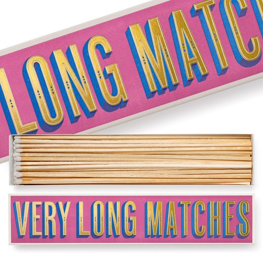 Cajas Cerillas Largas Diseño Very Long Matches Archivist Ideal Regalo