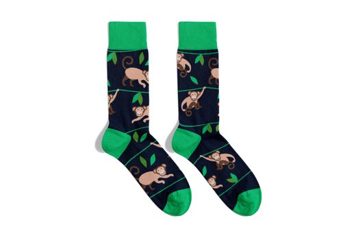 Calcetines Divertidos Monos Billy Brown Ideal Regalo Talla M 36-40