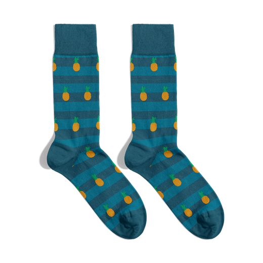 Calcetines Divertidos Piñas Billy Brown Ideal Regalo Talla H 41-46