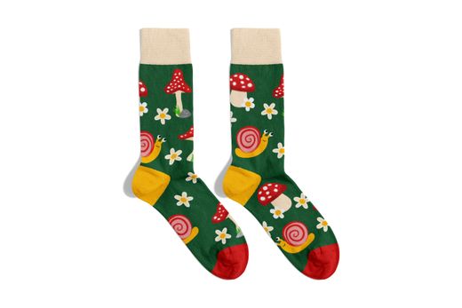 Calcetines Divertidos Setas Billy Brown Ideal Regalo Talla M 36-40