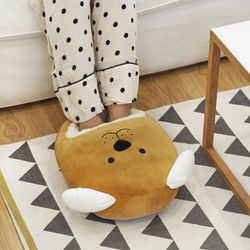 Calienta pies Woof! marrón Balvi Idea Regalo