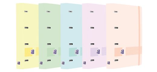 Carpeta Oxford Con Recambio color pastel