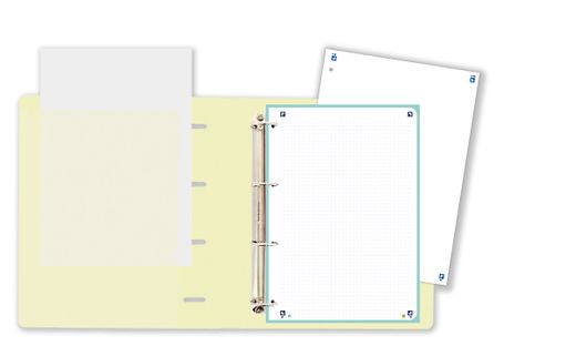 Carpeta Oxford Con Recambio color pastel