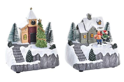 Casa Led Movimiento Musical Navidad decoración de navidad para casa