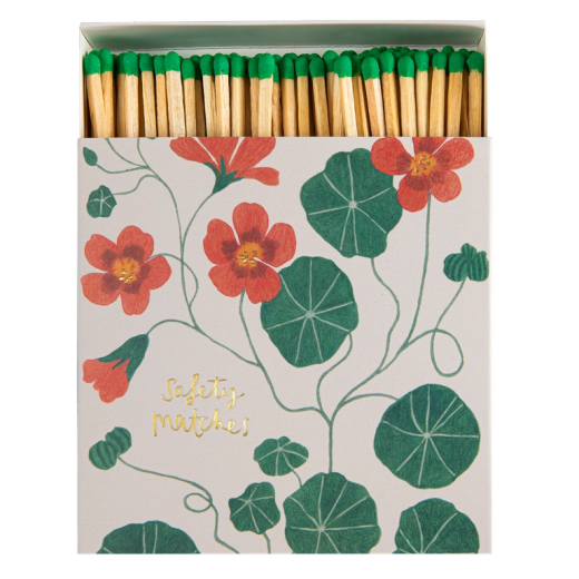 Cerillas Decorativas Capuchina Floral Archivist 125 Ideal Regalo