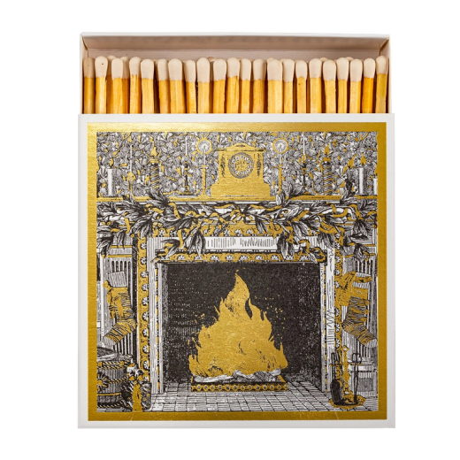 Cerillas Decorativas Chimenea Hogar Fireside Archivist 125 Ideal Regalo