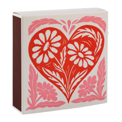 Cerillas Decorativas Corazón Botánico Archivist 125 Ideal Regalo