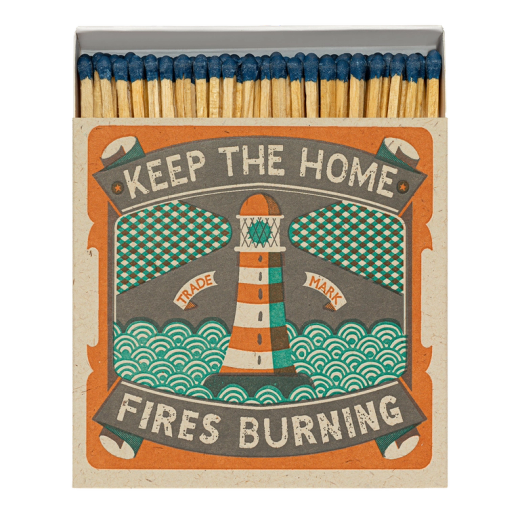 Cerillas Decorativas Faro Keep the Home Fires Burning Archivist 125 Ideal Regalo