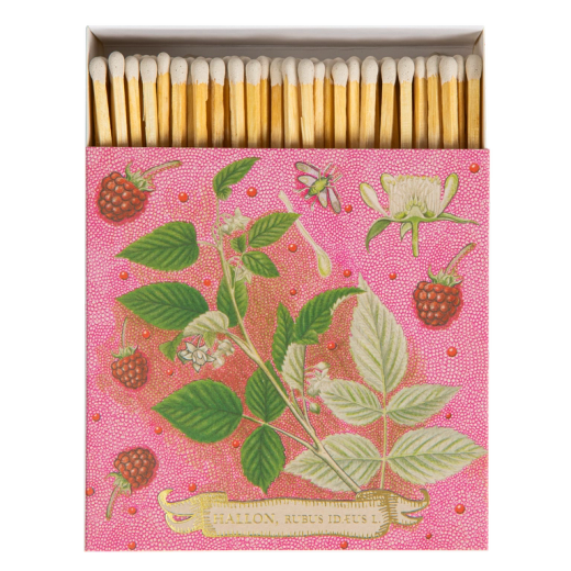 Cerillas Decorativas Frambuesas Rosas Archivist 125 Ideal Regalo