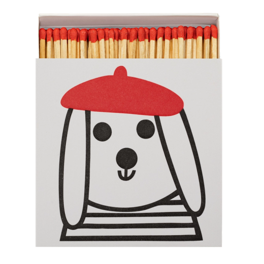 Cerillas Decorativas Perro con Boina Archivist 125 Ideal Regalo