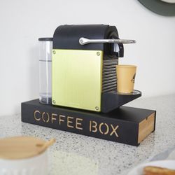 Coffee Box negro Balvi Idea Regalo
