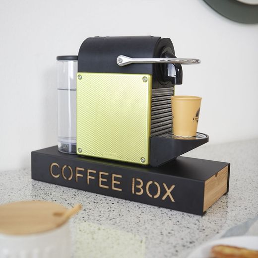 Coffee Box negro Balvi Idea Regalo