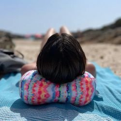 Cojín de Playa Aloha Rosa Cacahuete Beach Menorca