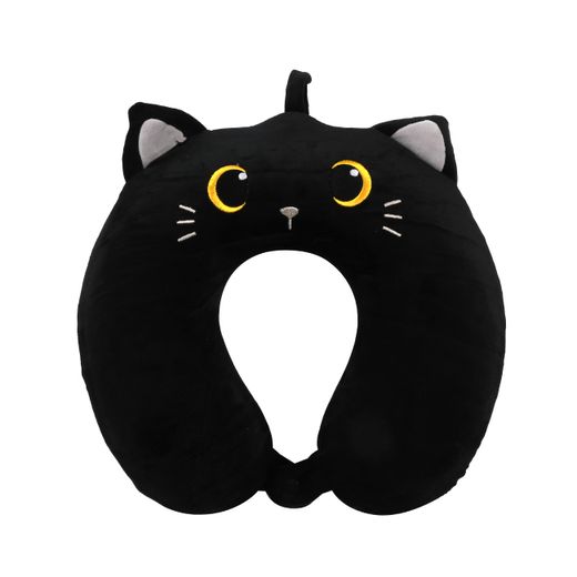Cojín de Viaje Gato Negro ITotal Ideal Regalo