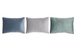 Cojin decorativo textura suave rectangular