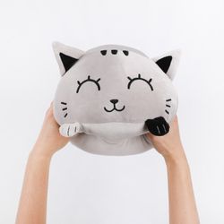 Cojín Peluche Gato Gris I Total Regalo