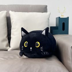 Cojín Peluche Gato Negro I Total Regalo