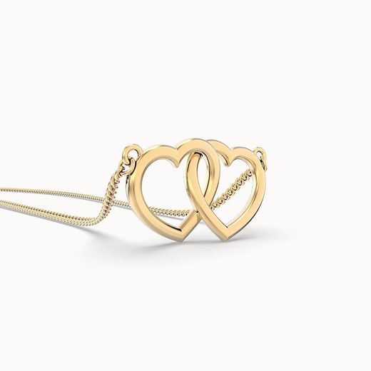 Collar Chocli corazón doble 41-48 cms