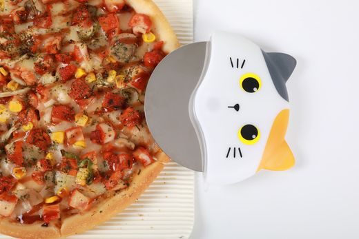 Cortador de pizza ORANGE CAT ITotal Idea Regalo