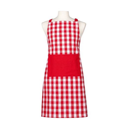 Delantal Gingham Rojo Ladelle Australia