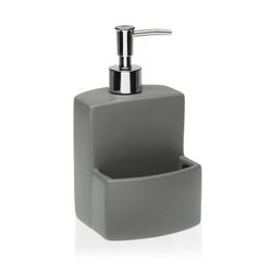 Dispensador Cocina Diseño Jabon Gris Mate Versa