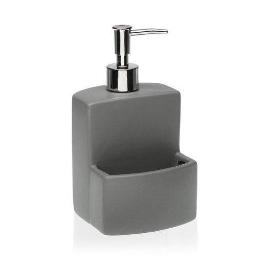 Dispensador Cocina Diseño Jabon Gris Mate Versa