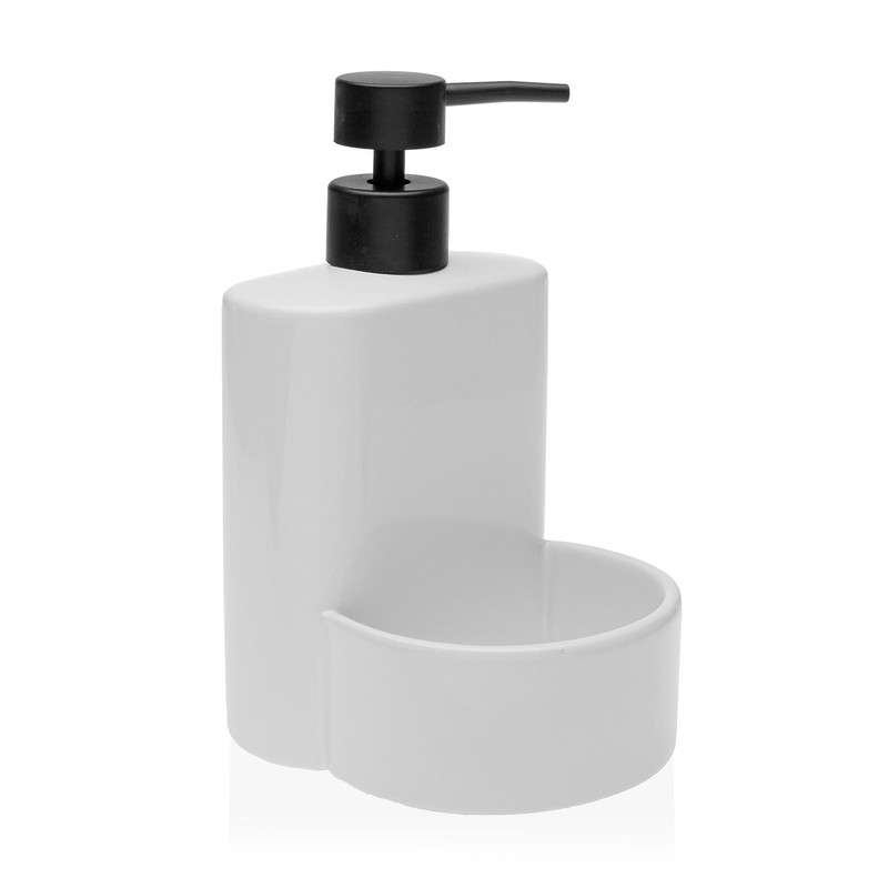 Compra Online Dispensador de jabón en ceramica color blanco en