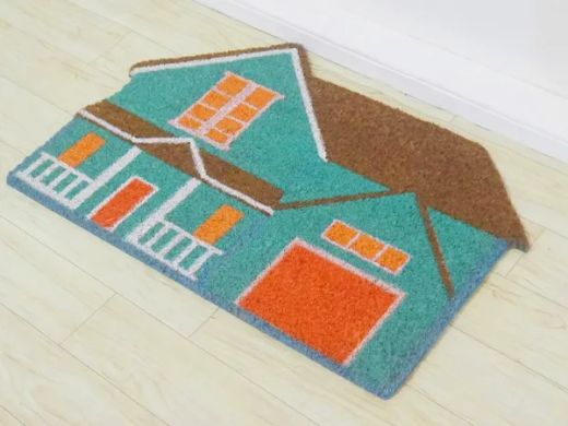 Felpudo Original Forma de Casa I Total Ideal Regalo