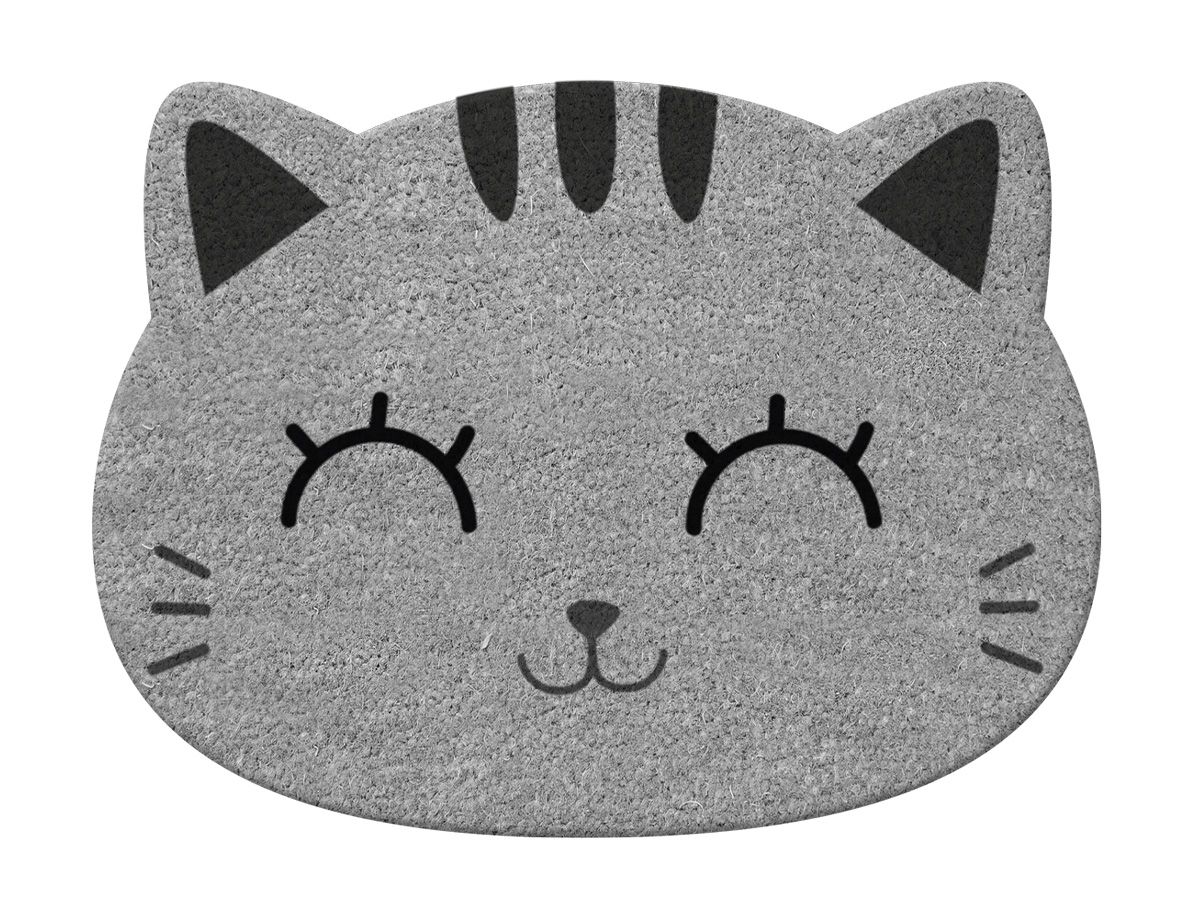 Felpudo Original Forma de Gato Gris ITotal Ideal Regalo