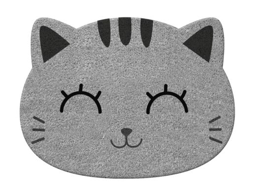 Felpudo Original Forma de Gato Gris ITotal Ideal Regalo