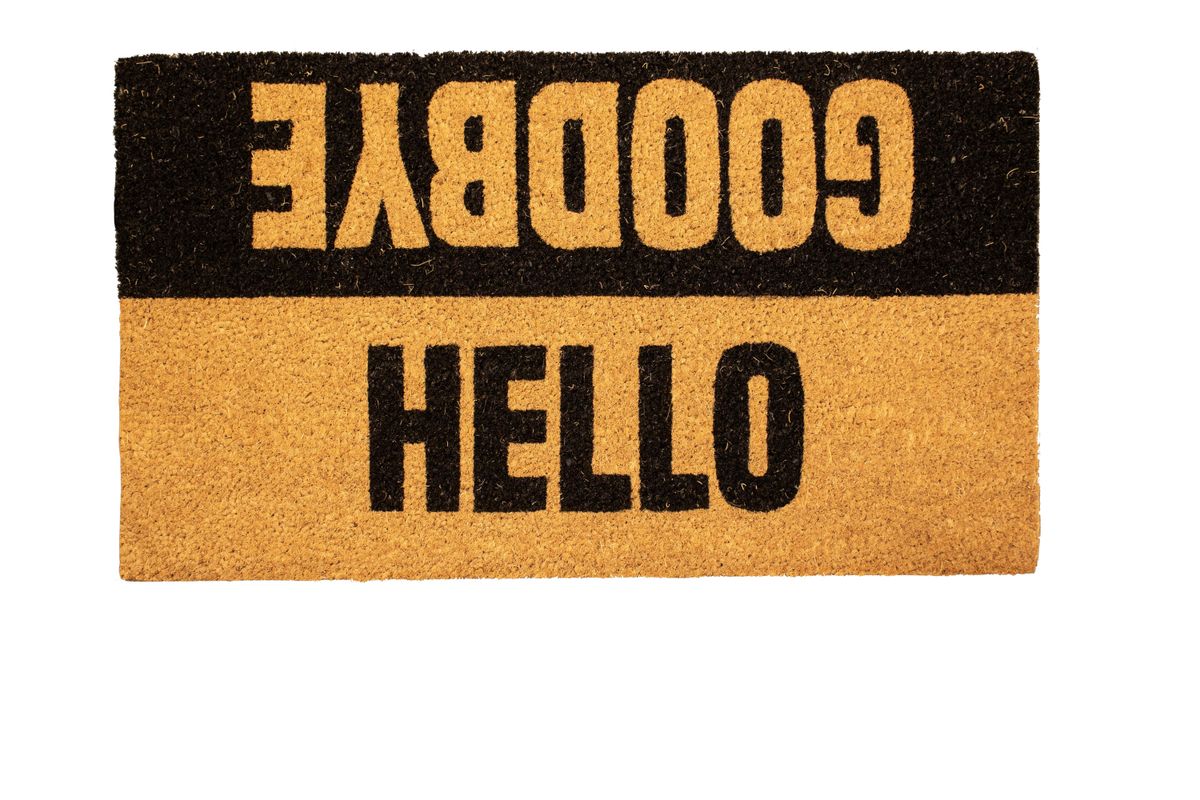 Felpudo Original Hola y Adiós ITotal Ideal Regalo