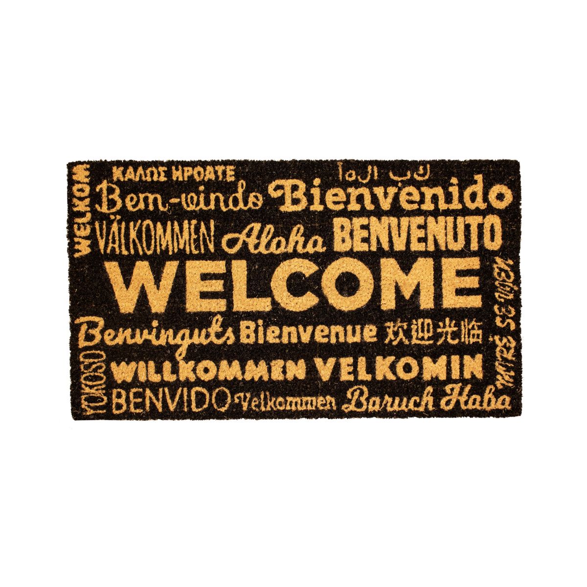 Felpudo Original Welcome Negro ITotal Ideal Regalo