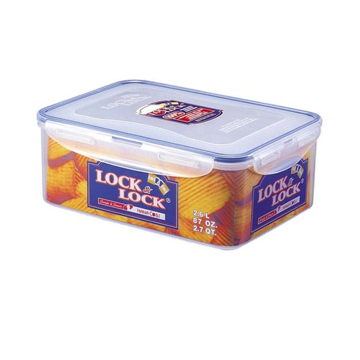 Fiambrera hermética Lock&Lock rectangular de 2,6 litros