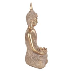 Figura Buda Decoración Dorado