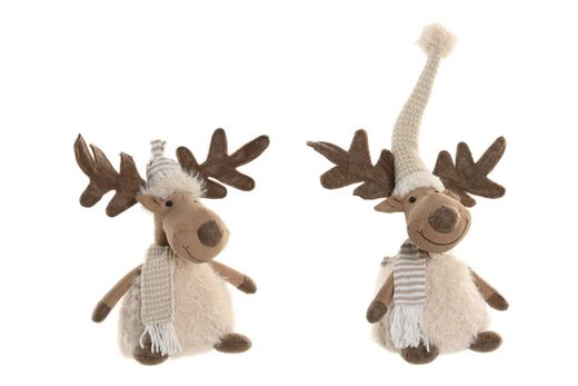 Figura Navidad Reno Sentado Ideal Regalo