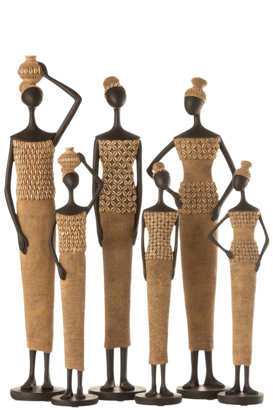 Compra Online Figuras decorativas africanas en nuestra tienda Online de  Figuras de Decoración y de regalo para tu hogar — WonderfulHome Shop