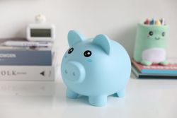Hucha Cerdito Azul ITotal Ideal Regalo