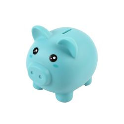 Hucha Cerdito Azul Oscuro ITotal Ideal Regalo
