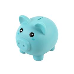 Hucha Cerdito Azul Oscuro ITotal Ideal Regalo