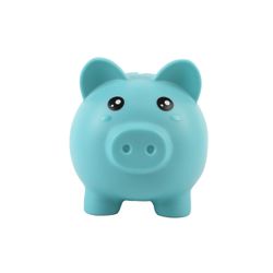Hucha Cerdito Azul Oscuro ITotal Ideal Regalo