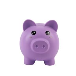 Hucha Cerdito Lila ITotal Ideal Regalo