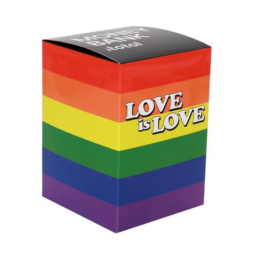 Hucha con Candado Arco Iris Especial LGTBI I Total Regalo