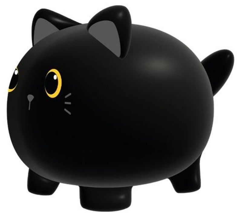 Hucha Gato Negro Regalo Itotal