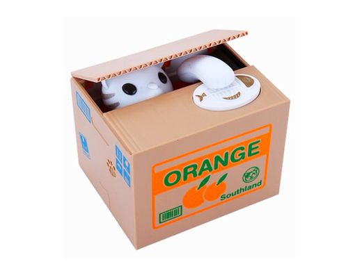 Hucha Mecánica Automática Gato ITotal Ideal Regalo