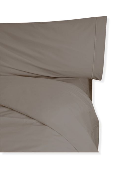 Juego Funda Nórdica Cama 180 Percal Castaño