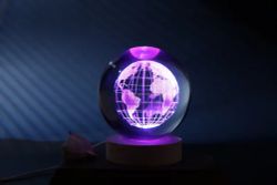 Lámpara Bola de cristal grande Mundo ITotal Idea Regalo