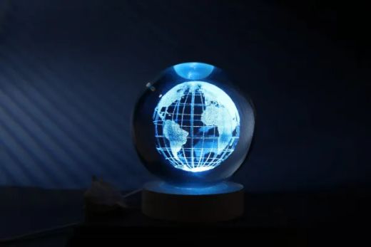 Lámpara Bola de cristal grande Mundo ITotal Idea Regalo