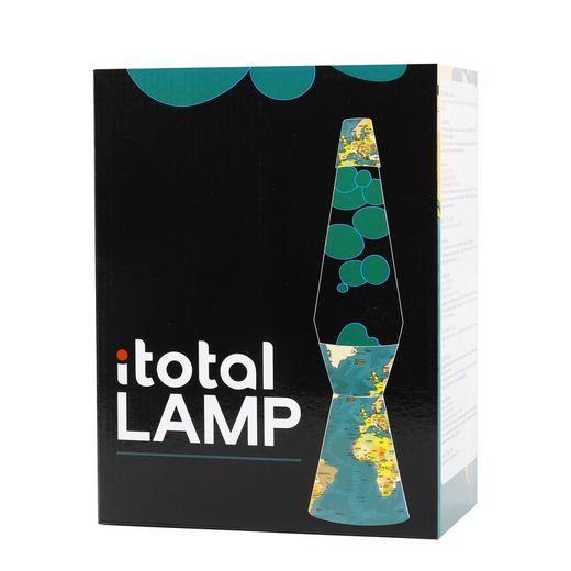 Lámpara de Lava 36 cm Blue Maps I Total Regalo
